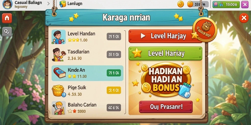 9zk - Karakter unik yang bisa dipilih dan ditingkatkan.